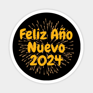 Feliz Ano Nuevo 2024 Magnet